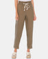 Vince Camuto Linen Slim Leg Pull On Pants